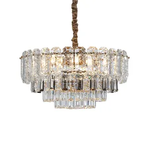 China factory hot sale modern chandelier crystal lamp ceiling lighting pendant lamp chandelier tube