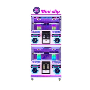 Factory Direct 4-Person Clip Boutique Turntable Gift <b>Machine</b> Children's Coin-Operated <b>Claw</b> Doll Plush <b>Game</b> - Product Image 1