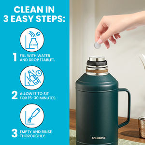 Waterfles Reiniger Cup Container Ontkalken <span class=keywords><strong>Tablet</strong></span> Waterfles Reinigingstabletten Reinigingsmiddel Tabletten Voor Roestvrij Staal - Product Image 3