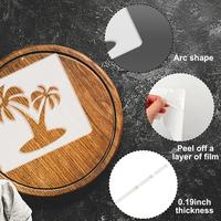 Modèles de gabarits pour routeurs à bois, gabarit d'incrustation en acrylique pour routeur