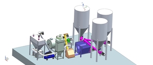 Nhà sản xuất thiết bị trộn vữa khô, dây chuyền sản xuất vữa, máy trộn keo gốm, máy trộn bột trét tường - Product Image 5