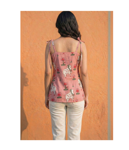 Women Trendy Cotton Short Kurti with Elegant Floral Print Lightweight Summer Casual Ethnic Tunic <b>Top</b> Daily Wear Stylish - Product Image 3