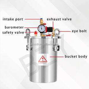 Récipient sous pression en acier inoxydable avec revêtement en téflon, résistant à la corrosion, aux acides et aux alcalis, antiadhésif, capacité de 1L à 100L - Product Image 3