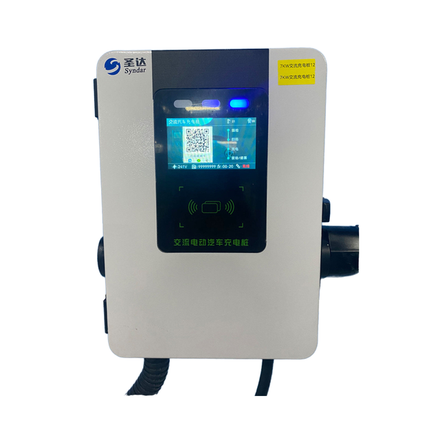 AC Charging Station for Fast Charging Type 2,with Power Range From 7KW to 22KW,suitable for Shopping Malls and Office Buildings