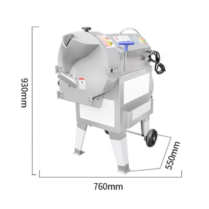 High Capacity 304 Stainless Steel <b>Vegetable</b> & <b>Fruit</b> Slicing and Cube Cutting <b>Machine</b> with Motor Eco-Friendly - Product Image 6