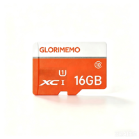 Tarjetas Mini SD y TF de Plástico Glorimemo de 2GB-128GB de Alta Velocidad, Lectura de 165MB/s/Escritura de 130MB/s, Logotipo Personalizado OEM para Teléfono Móvil, Cámara, DVR