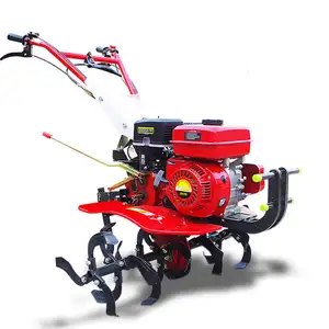 Mini 2WD walking tractor tiller cultivator tool for farm