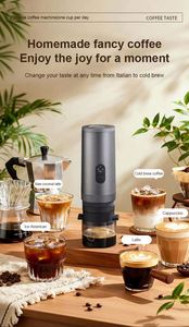 Cafetera Portátil Autocalentable para 100 Tazas de Espresso, Compatible con Cápsulas y Café Molido, con USB-C para Camping - Product Image 2