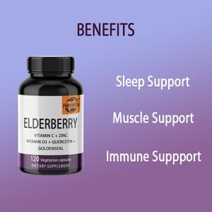 OEM/ODM, Éxito de Ventas, Vitamina C de Saúco, Vitamina D3, Goldenseal con Zinc y Quercetina para Hombres y Mujeres, Apoya la Salud Inmunológica - Product Image 4