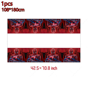 Siêu Anh Hùng Phim Hoạt Hình Dùng Một Lần Bộ Đồ Ăn Đặt Cho Trẻ Em Của Sinh Nhật Lễ Tạ Ơn Phục Sinh Bên Ly Giấy Khăn Trải Bàn Trang Trí - Product Image 6