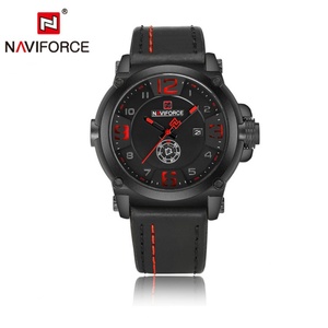Reloj de Pulsera de Cuero con Caja de Aleación y Esfera de Vidrio para Hombre, Deportivo, de Cuarzo, Cronógrafo, Calendario, Resistente al Agua para 9099 - Product Image 3