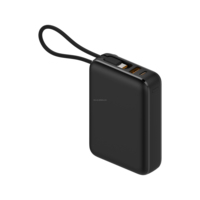 Produk Tren 2026 Power Bank 20000mah dengan Kabel PD 20W Tipe-C, Paket Baterai Mini untuk Ponsel Tablet PC Laptop