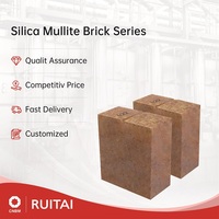 Brique de mullite en silicone résistante à l'usure, personnalisable OEM/ODM, matériau réfractaire optimal pour les fours à ciment de taille moyenne et grande
