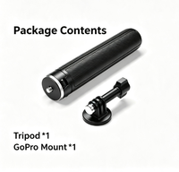 Mini trépied portable NEEWER TP46 pour vlog, perche à selfie pour DJI Action5 Pocket3, appareil photo hybride, smartphone, voyage, diffusion en direct