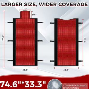 2570 LED đầy đủ cơ thể liệu pháp ánh sáng đỏ Túi ngủ, chuyên nghiệp cấp Photon năng lượng giường cho sức khỏe & phục hồi - Product Image 3