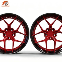 Jantes en alliage forgé sur mesure 6061 T6 19-22 pouces 5x112 5x120 Jantes forgées en 2 pièces pour Corvette Rolls Royce Bentley Lamborghini