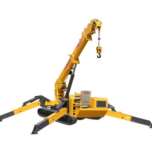 New 3 tấn 5 tấn 8 tấn 10 tấn cần cẩu xây dựng Mini <span class=keywords><strong>Crawler</strong></span> Spider <span class=keywords><strong>Crane</strong></span> với điều khiển từ xa - Product Image 6