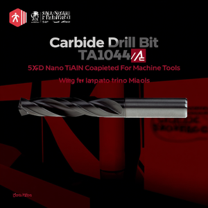 Foret en carbure TA1044 5xD Nano TiAlN revêtu pour machines-outils - Product Image 3