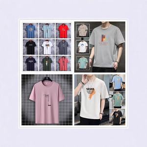 تيشيرت رجالي من القطن المغسول لعام 2025 بتصميم عصري لملابس الشارع والملابس الكاجوال مورد بيع بالجملة عبر الإنترنت بطباعة رقمية - Product Image 5