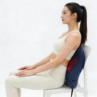 Coussin de massage Shiatsu portable 2027 pour le corps entier, avec pétrissage et torsion, pour soulager le cou, le dos et la taille - Vente en gros usine