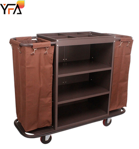 Carrito <span class=keywords><strong>de</strong></span> <span class=keywords><strong>Limpieza</strong></span> <span class=keywords><strong>de</strong></span> Alta Calidad para Hoteles, Carrito <span class=keywords><strong>de</strong></span> Servicio <span class=keywords><strong>de</strong></span> <span class=keywords><strong>Limpieza</strong></span> con Pintura <span class=keywords><strong>de</strong></span> Hierro para Suministros <span class=keywords><strong>de</strong></span> Hotel, Carrito para Ropa <span class=keywords><strong>de</strong></span> Cama - Product Image 3