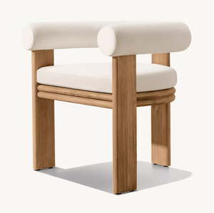 Sassanid Outdoor Recién llegado Patio Muebles de jardín Hotel de lujo Comedor al aire libre <span class=keywords><strong>Bondi</strong></span> Teak Comedor Sillón - Product Image 1