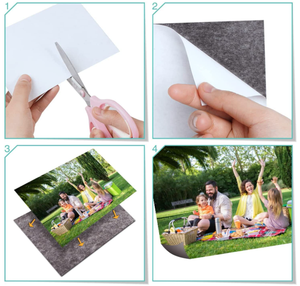 Feuilles magnétiques autocollantes Maghard sur mesure A4 ou autres dimensions pour impression jet d'encre sur panneaux publicitaires et photos. - Product Image 5