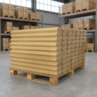 Palette en papier kraft personnalisée pour la préparation de commandes en gros et le support d'emballage flexible dans la logistique internationale