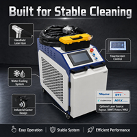 Machine de nettoyage laser à fibre sans contact 1500W 2000W 3000W pour l'élimination de la rouille, de la peinture, de l'huile et de la poussière