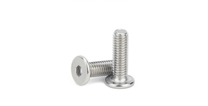 304 Stainless Steel CM Flat Head Hex <b>Socket</b> <b>Screws</b> Flat Head <b>Screws</b> Ultra-thin Head <b>Screws</b> M2M3M4M5M6-M8 - Product Image 2