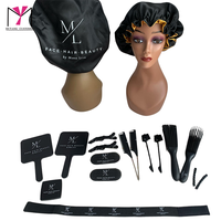 Outils de coiffure avec logo personnalisé Muyang Brosse de bord avec logo Outils d'extension de cheveux Brosse de contrôle des bords