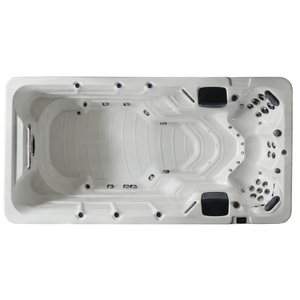 <span class=keywords><strong>Piscine</strong></span> de nage Sunrans 5,5 m avec 3 sièges, 4 pompes de 3,0 CV, 35 jets, contrôle <span class=keywords><strong>Balboa</strong></span>, <span class=keywords><strong>piscine</strong></span> en acrylique pour la remise en forme familiale en extérieur - Product Image 2