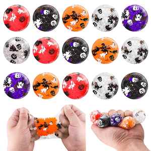 Custom Popular Tpr Halloween Sequin Water Stress - Relief Ghost Festival Colored Bead <b>Squeeze</b> <b>Balls</b>, Fidget Toy - Product Image 6