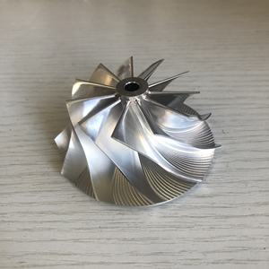 XX8849-<span class=keywords><strong>2</strong></span> GTX3071, 54.06/71.40Mm 11 + 0 Pisau Kinerja Tinggi Lubang: 6.0 Turbo Aluminium 2618/Billet Roda Kompresor untuk 803712-0001 - Product Image 2