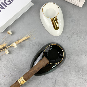 Cenicero de Cerámica Portátil de Diseño Simple Estilo Americano con Logotipo Personalizado de Yiwu Juji para Uso en Hoteles y Hogares por <span class=keywords><strong>Lewei</strong></span> - Product Image 3