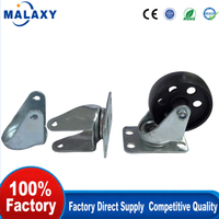 Support de fourche pivotante universel robuste en acier inoxydable pour chariot industriel, équipement médical et pièces de quincaillerie