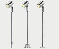 Lampu Sorot Mini Tiang Tinggi Sesuai Pesanan 1w3w untuk Etalase Jam Tangan, Kacamata, dan Perhiasan