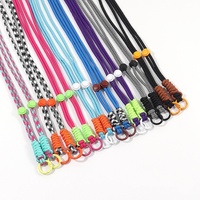 Lanière de chaîne de couleur dégradée pour étui de téléphone et accessoires de sac lanière de chaîne de charme pour téléphone portable