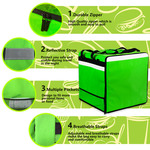 Pizza <b>Food</b> <b>Delivery</b> <b>Bag</b> Carrier Cooler Waterproof Backpack Thermal Insulated <b>Food</b> <b>Delivery</b> <b>Bag</b> Insulated Cooler <b>Bag</b> - Product Image 1