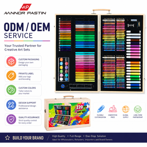 Set Artistico Deluxe in Legno AP Pack, Kit per Disegno e Pittura, Confezione Regalo Creativa per Adulti - Product Image 1