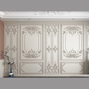 Moldura de Poliuretano Resistente a las Manchas OR-7453, Elegante Adorno Floral Decorativo para Exteriores y Villas - Product Image 6