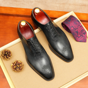 Nouvelle Tendance – Chaussures Homme en Cuir Véritable Brillant, Style Britannique Sportif Décontracté, à Enfiler, Légères, Antidérapantes et Respirantes pour l'Automne - Product Image 3