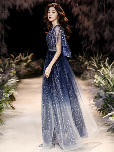 Kadın parti yaz dantel payetli performans zarif akşam balo kıyafetleri - Product Image 2