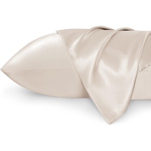 Housse de coussin en soie 16/19/22 Momme 100% soie pure, taie d'oreiller en soie de mûrier de qualité 6A avec fermeture éclair pour la maison - Product Image 1