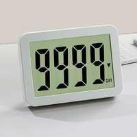 Compteur de compte à rebours numérique avec grand écran LCD pour examens, examens d'entrée à l'université et planification des études