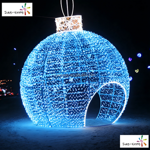 Enorme bola LED gigante, decoración navideña para exteriores, iluminación para eventos - Product Image 4