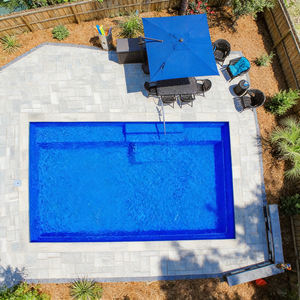 สระว่ายน้ำสำหรับครอบครัวขนาดเล็กพร้อมน้ำตกสำหรับเด็ก ทนทานต่อรังสียูวี - Product Image 3