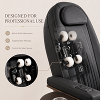 Fauteuil de pédicure haut de gamme avec bassin de spa pour les pieds, système de jets de remous, siège inclinable pour salon de manucure de luxe, mobilier de spa OEM