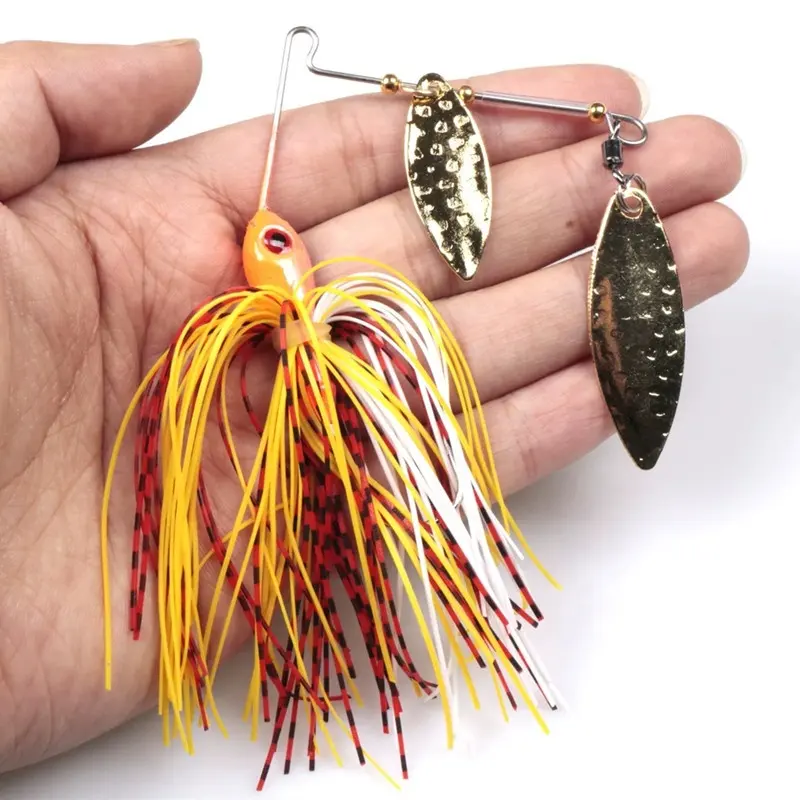 OEM MISTER LURE 13g fishing lures sinkin metal spoon Spinnerbait fishing jig head spinner bait lure