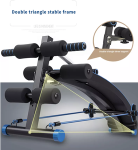 Tablero reclinado directo de fábrica, uso doméstico, equipo de <span class=keywords><strong>Fitness</strong></span> para sentarse, tablero deportivo de ABS, banco y estante para construir Barriga - Product Image 3